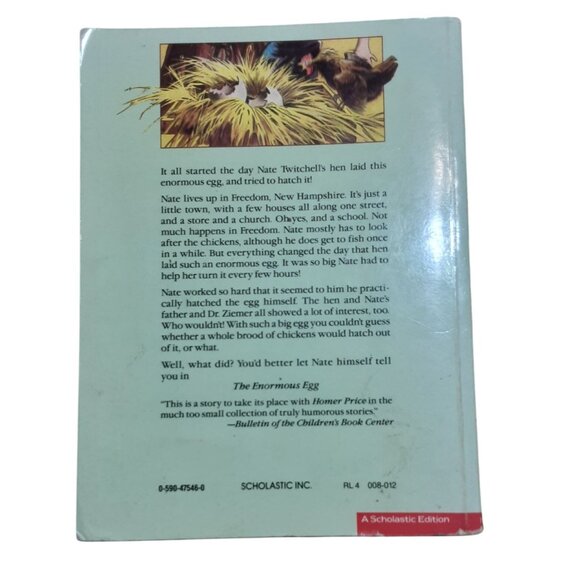 The Enormous Egg By Oliver Butterworth Illustrated By Louis Darling Scholastic E - Picture 2 of 12